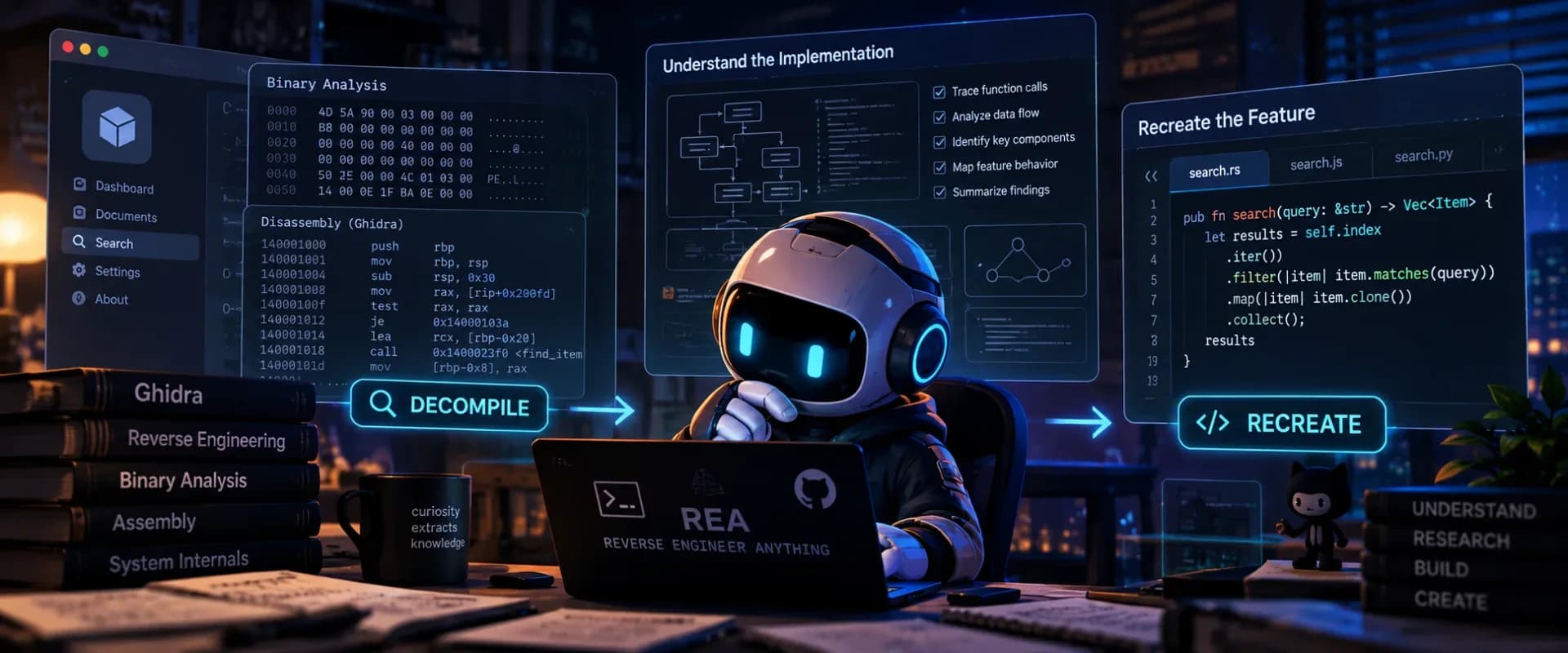 REA: Ketika AI Agent Bisa Membongkar Cara Kerja Software dan Membangun Versinya Sendiri